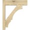 Ekena Millwork Balboa Block Rough Sawn Outlooker, Douglas Fir, 6"W x 20"D x 24"H OUT06X20X24BOA05RDF - alternate 3